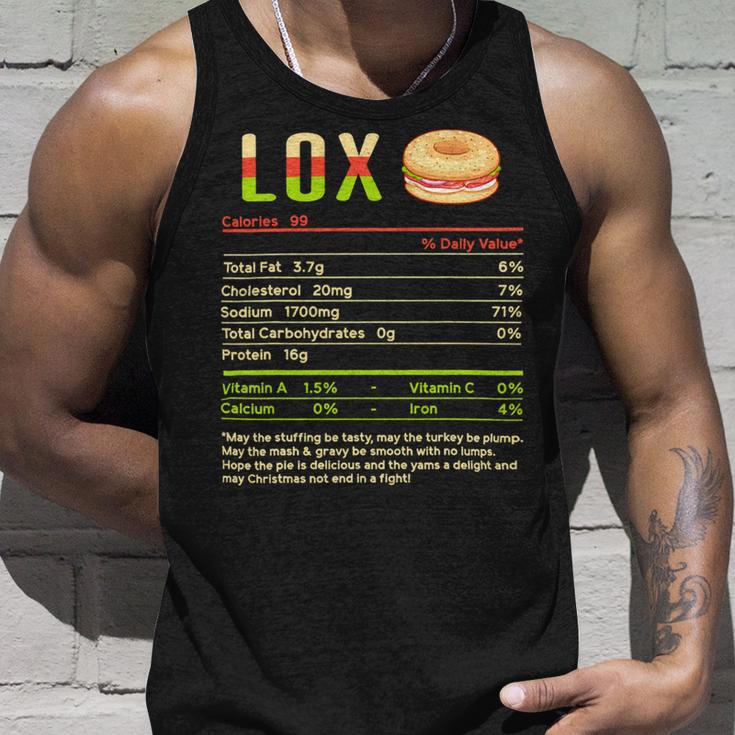 Lox Nutrition Facts Funny Christmas 12 Shirt Unisex Tank Top Gifts for Him