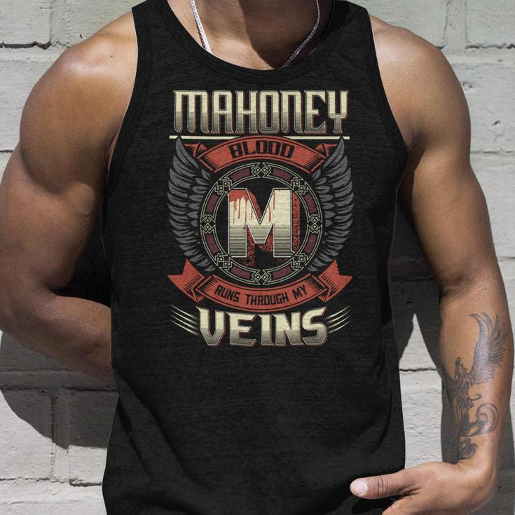 Mahoney Blood Run Through My Veins Name V3 Unisex Tank Top Gifts for Him