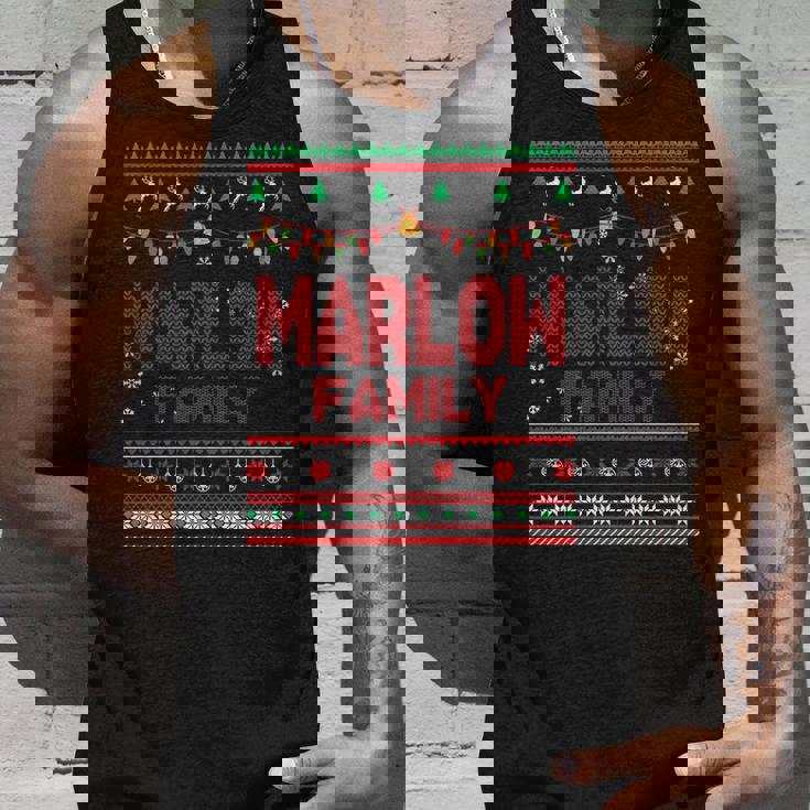 Marlow Name Gift Marlow Family Unisex Tank Top Gifts for Him