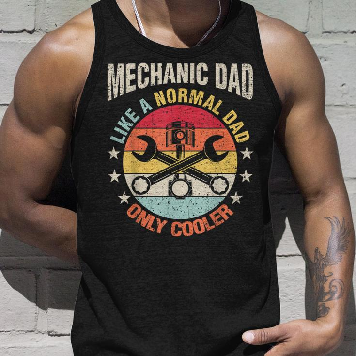 Mechanic Dad Like A Regular Father Gift For Him V2 Unisex Tank Top Gifts for Him