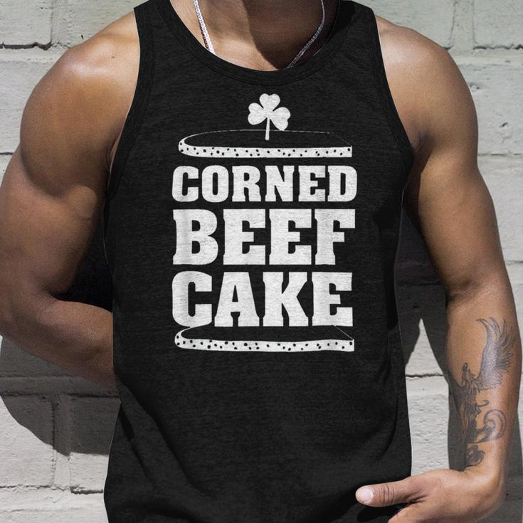 Mens Corned Beefcake Funny St Patricks Day 551 Trending Shirt Unisex Tank Top Gifts for Him