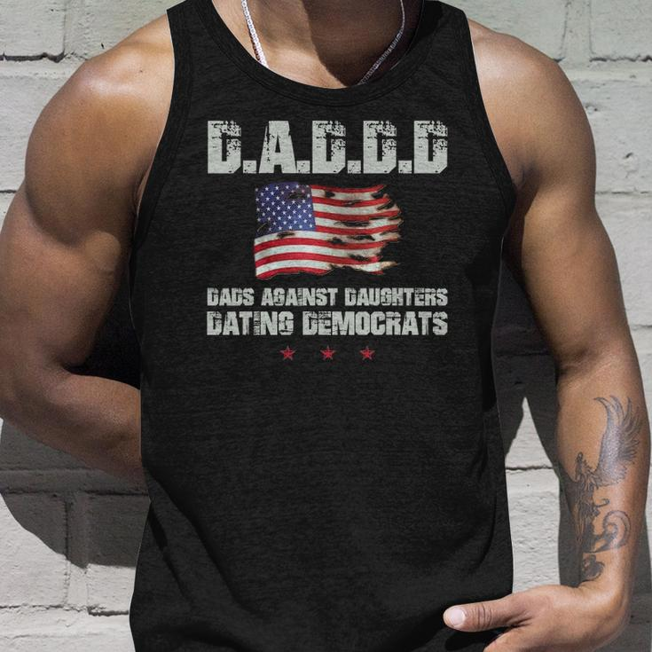 Mens Daddd Dads Against Daughters Dating Democrats Unisex Tank Top Gifts for Him