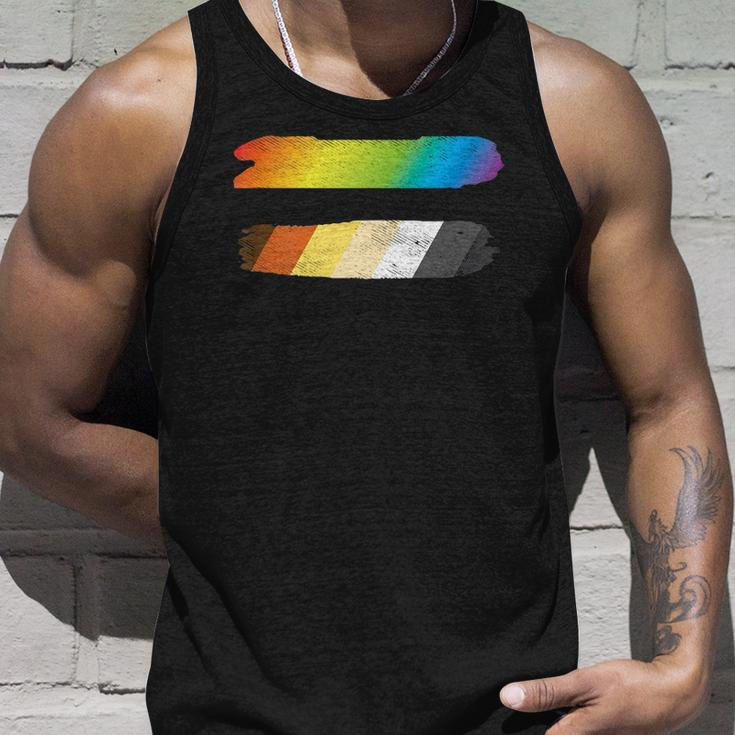 Mens Equal Sign Equality Lgbtq Gay Bear Flag Gay Pride Men Unisex Tank Top Gifts for Him