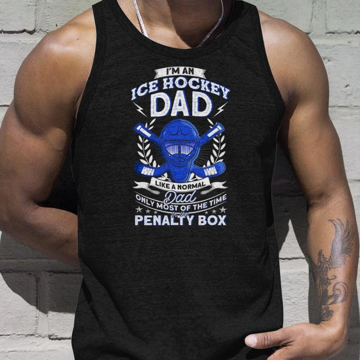 Mens Im An Ice Hockey Dad Like A Normal Hockey Unisex Tank Top Gifts for Him