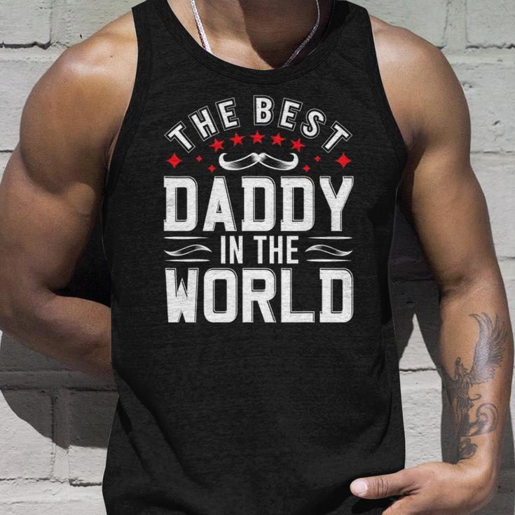 Mens The Best Daddy In The World Father Dad Fathers Day Unisex Tank Top Gifts for Him