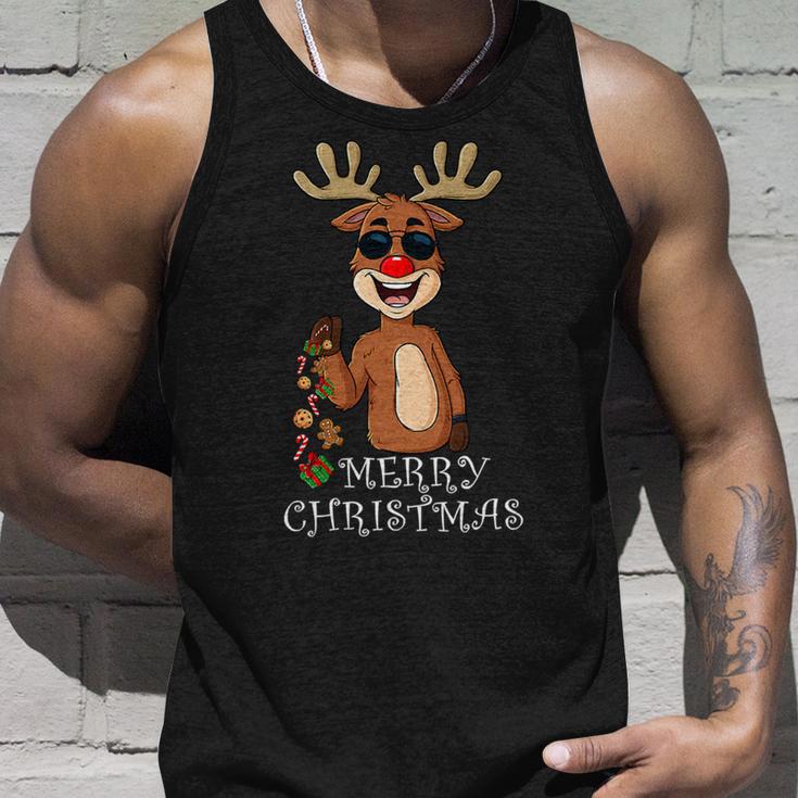 Merry Christmas Reindeer Funny Family 884 Shirt Unisex Tank Top Gifts for Him