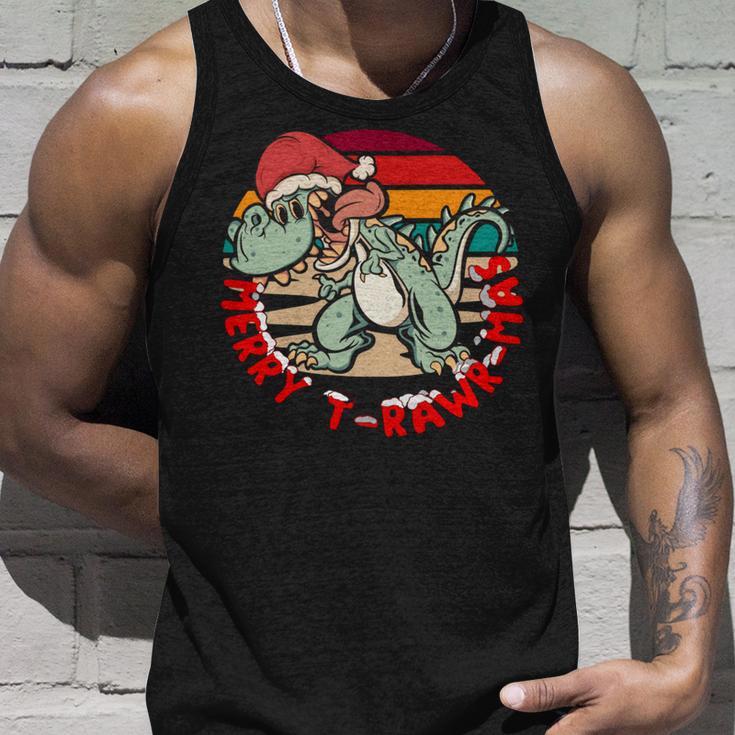 Merry Trawrmas Unisex Tank Top Gifts for Him