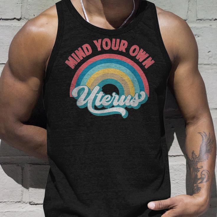 Mind Your Own Uterus Pro Choice Feminist Womens Rights 152 Trending Shirt Unisex Tank Top Gifts for Him