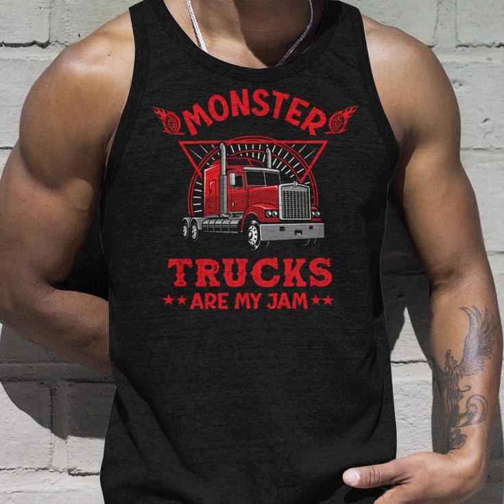 Monster Trucks Are My Jam Unisex Tank Top Gifts for Him