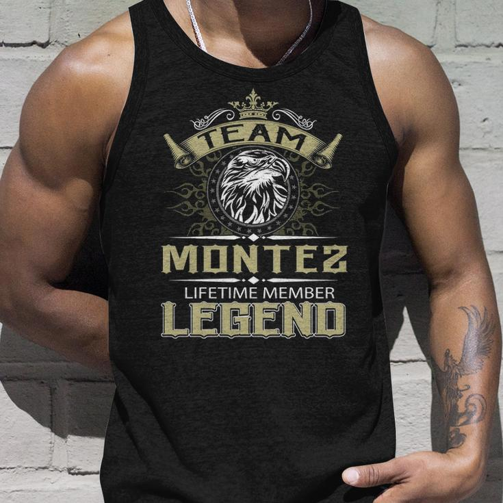 Montez Name Gift Team Montez Lifetime Member Legend Unisex Tank Top Gifts for Him