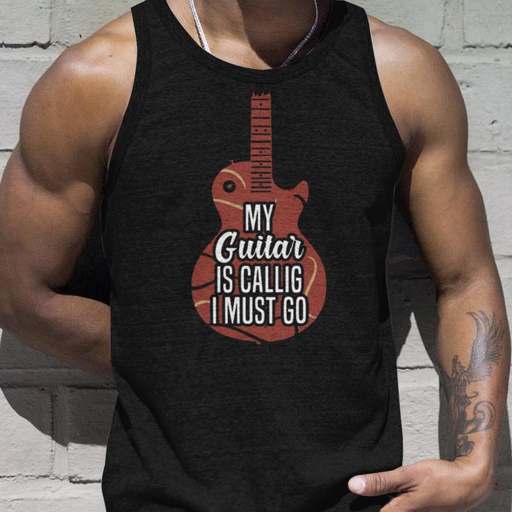 My Guitar Is Calling And I Must Go 525 Trending Shirt Unisex Tank Top Gifts for Him