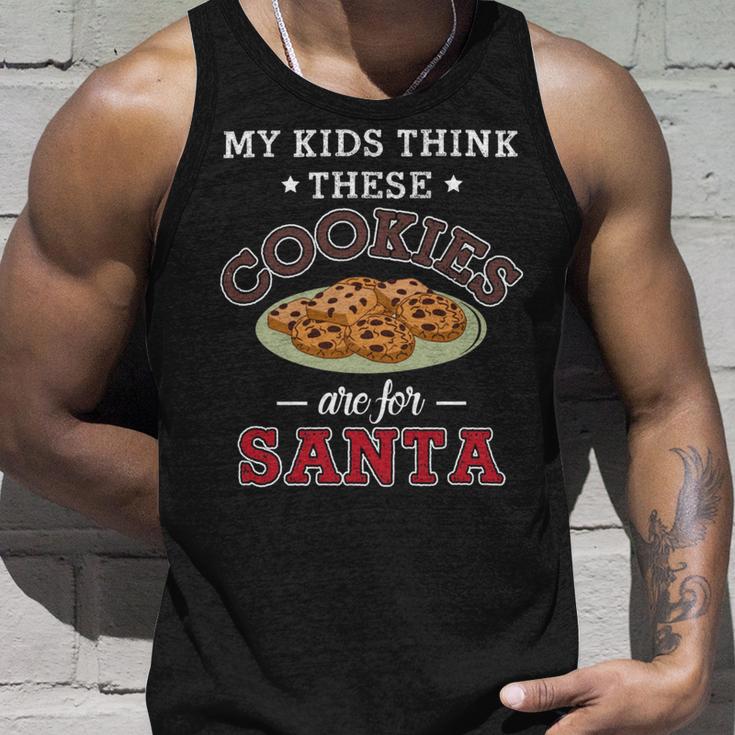 My Kids Think These Cookies Are For Santa 100 Trending Shirt Unisex Tank Top Gifts for Him