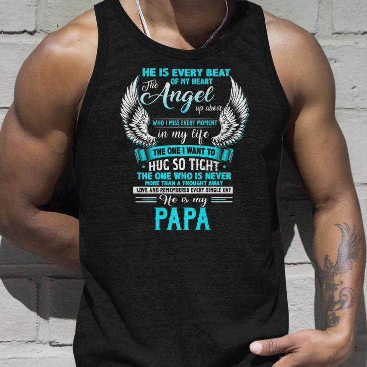 My Papa I Want To Hug So Tight One Who Is Never More Than Unisex Tank Top Gifts for Him