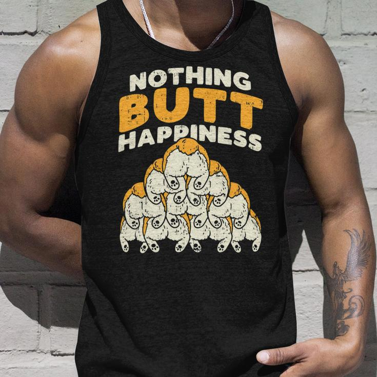Nothing Butt Happiness Funny Welsh Corgi Dog Pet Lover Gift V2 Unisex Tank Top Gifts for Him