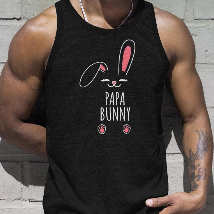 Papa Bunny Funny Matching Easter Bunny Egg Hunting Unisex Tank Top Gifts for Him
