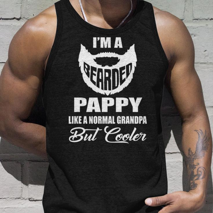 Pappy Grandpa Gift Bearded Pappy Cooler Unisex Tank Top Gifts for Him