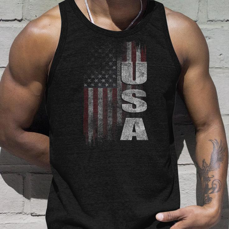Patriotic Usa American Flag V2 Unisex Tank Top Gifts for Him