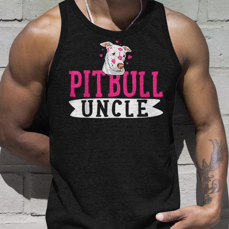 Pitbull Uncle Pit Bull Terrier Dog Pibble Owner Unisex Tank Top Gifts for Him