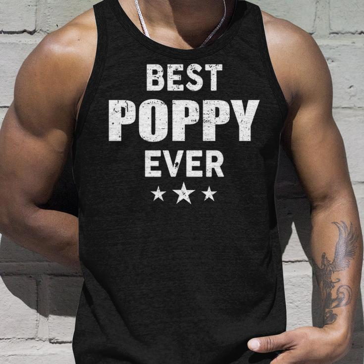 Poppy Grandpa Gift Best Poppy Ever Unisex Tank Top Gifts for Him