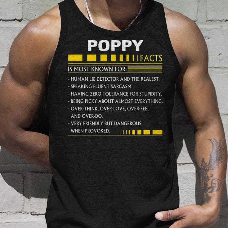 Poppy Name Gift Poppy Facts Unisex Tank Top Gifts for Him