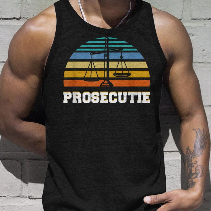 Prosecutie Funny Lawyer Meme Future Attorney Retired Lawyer Unisex Tank Top Gifts for Him