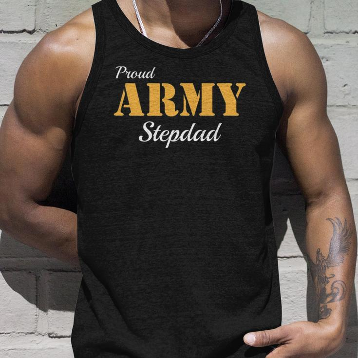 Proud Army Stepdad Fathers Day Unisex Tank Top Gifts for Him