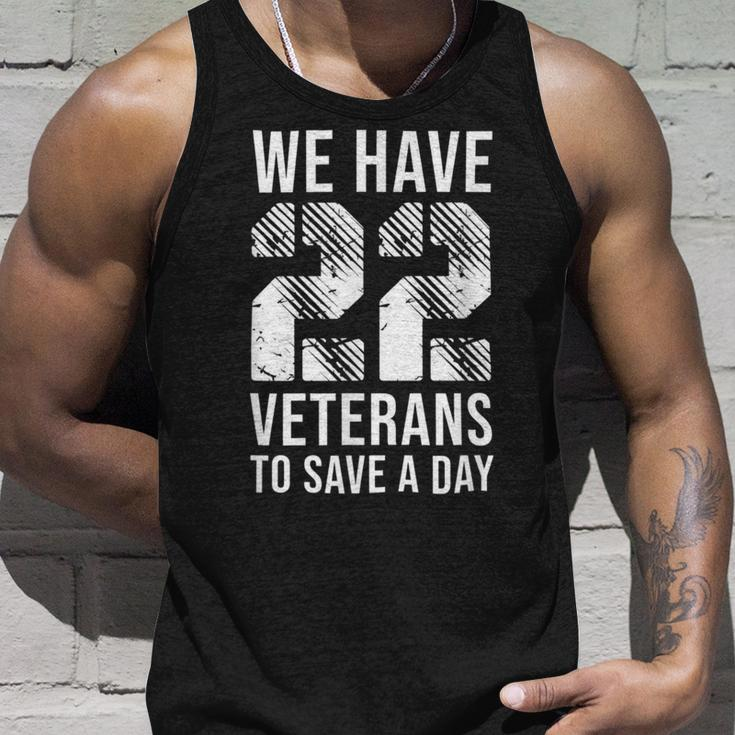 Ptsd Mental Health Awareness 22 A Day Unisex Tank Top Gifts for Him