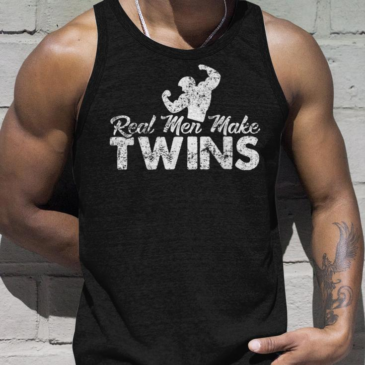 Real Men Make Twins Unisex Tank Top Gifts for Him