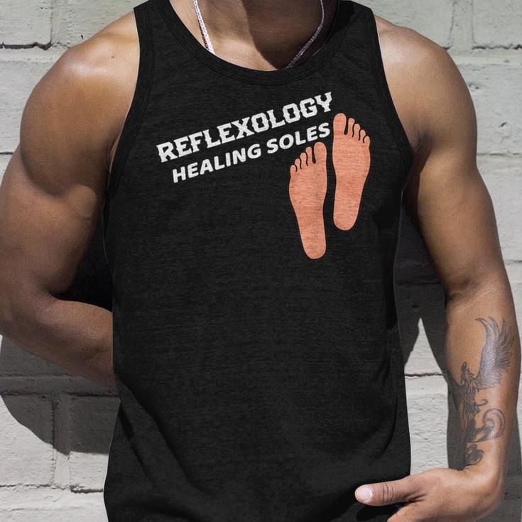 Reflexology Massage Therapist Reflexology Healing Soles Unisex Tank Top Gifts for Him