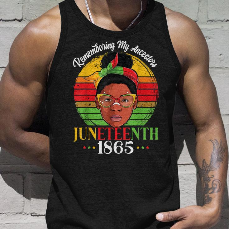 Remembering My Ancestors Juneteenth 1865 Independence Day Unisex Tank Top Gifts for Him