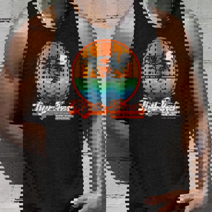 Retro Myrtle Beach South Carolina Summer 90S Beach Souvenirs Tank Top Gifts for Him