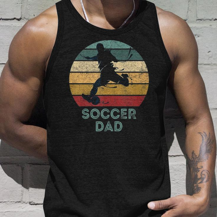 Retro Vintage Soccer Dad Unisex Tank Top Gifts for Him