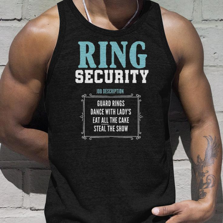 Ring Security Cute Wedding Ring Bearer Yup Im The Ring Dude Unisex Tank Top Gifts for Him