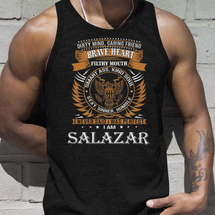 Salazar Name Gift Salazar Brave Heart Unisex Tank Top Gifts for Him