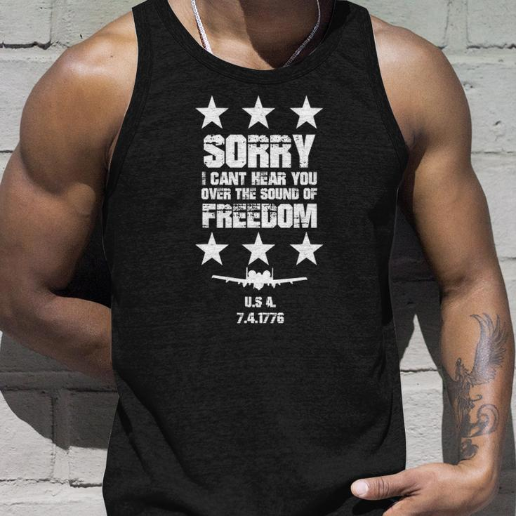 Sorry I Cant Hear You Over The Sound Of Freedom Unisex Tank Top Gifts for Him