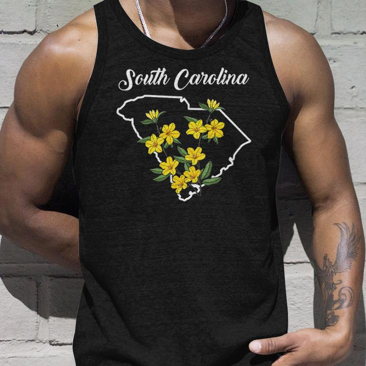 State Of Rhode Island Flower Yellow Jessamine Unisex Tank Top Gifts for Him