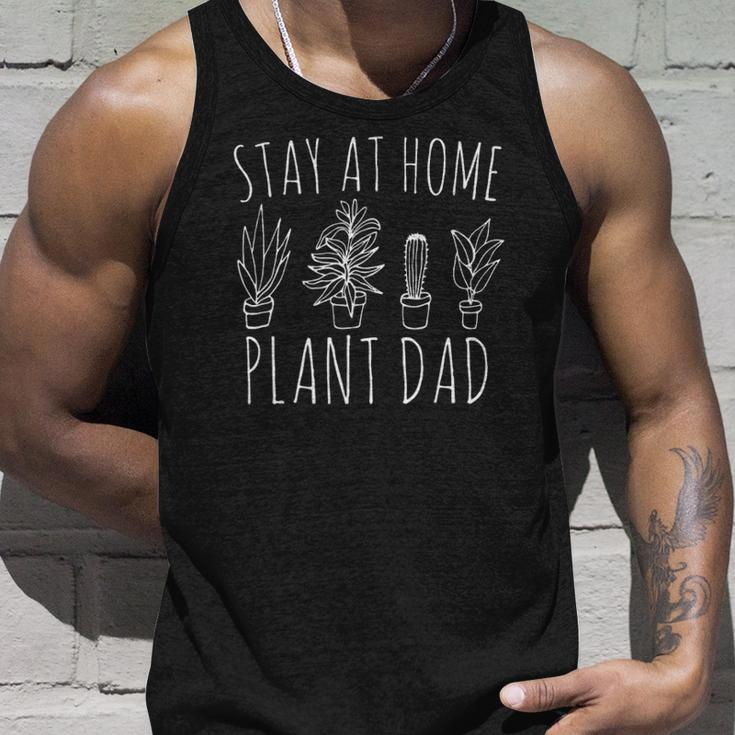 Stay At Home Plant Dad - Gardening Father Unisex Tank Top Gifts for Him
