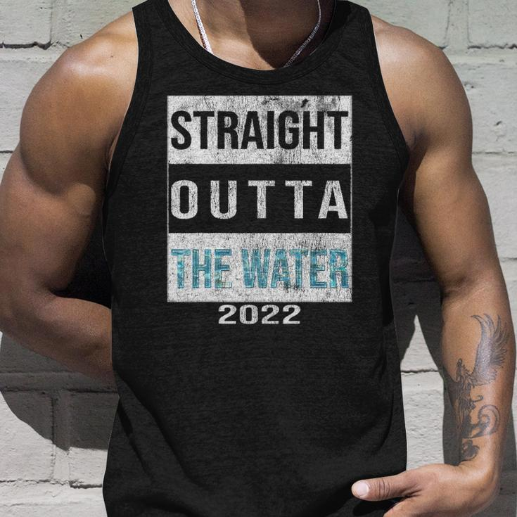 Straight Outta The Water Cool Christian Baptism 2022 Vintage Tank Top Gifts for Him
