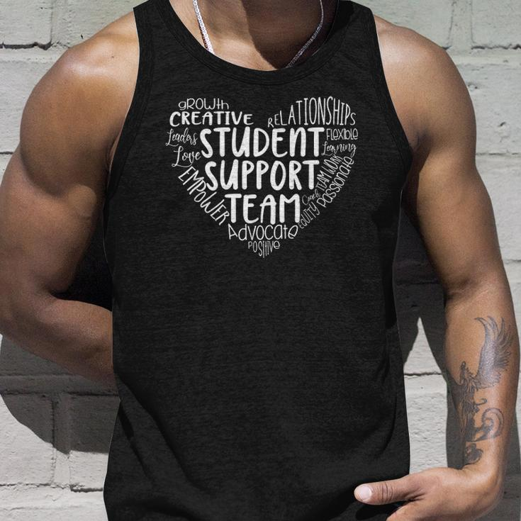 Student Support Team Counselor Social Worker Teacher Crew Unisex Tank Top Gifts for Him