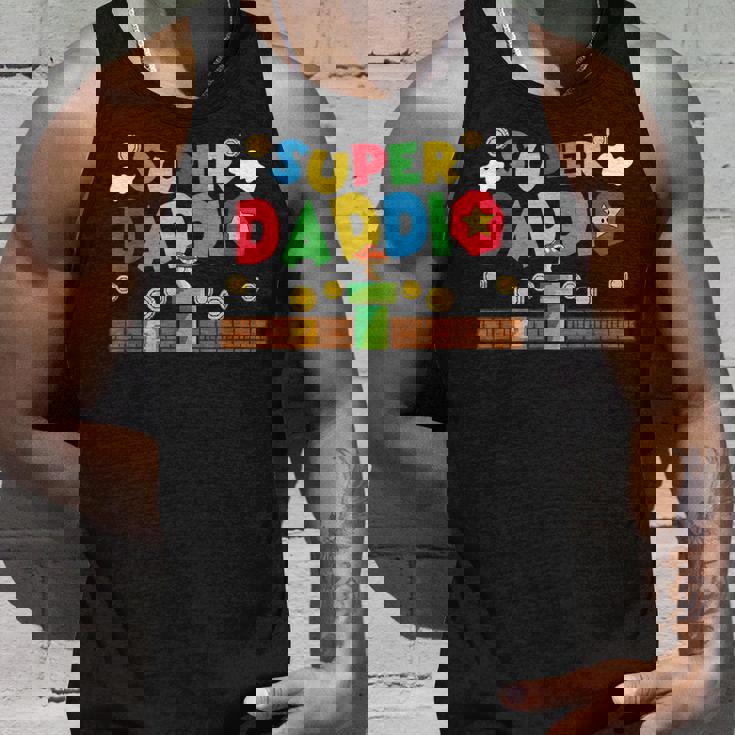 Super Daddio Gamer Daddy Unisex Tank Top Gifts for Him