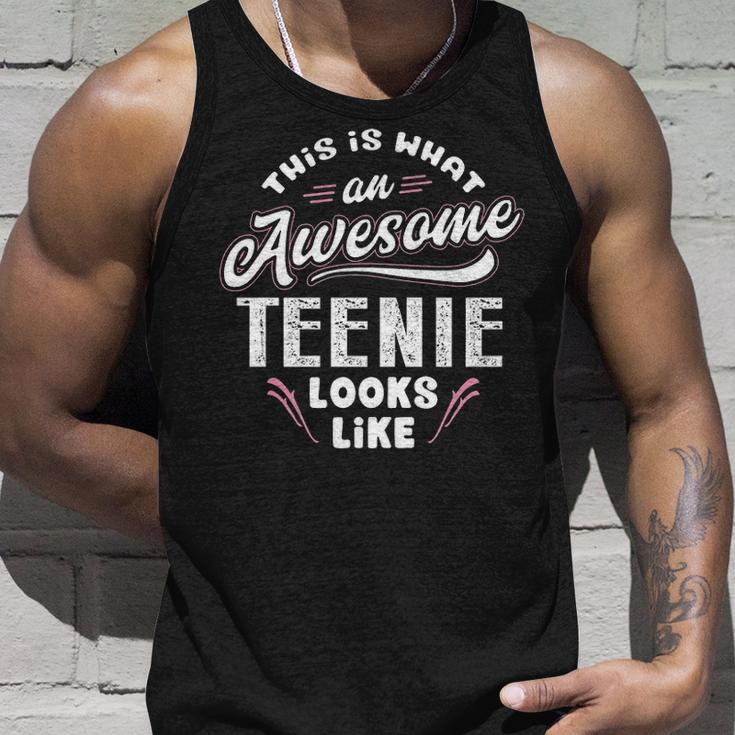 Teenie Grandma Gift This Is What An Awesome Teenie Looks Like Unisex Tank Top Gifts for Him