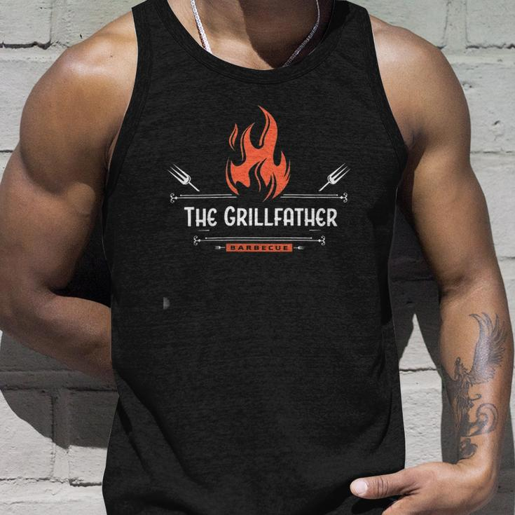 The Grill Father Bbq Fathers Day Unisex Tank Top Gifts for Him