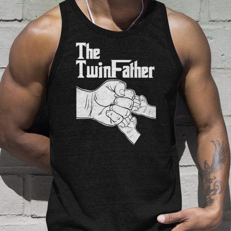 The Twinfather Father Of Twins Fist Bump Unisex Tank Top Gifts for Him