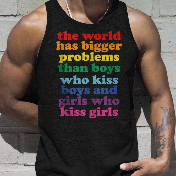 The World Has Bigger Problems Lgbt Community Gay Pride Unisex Tank Top Gifts for Him
