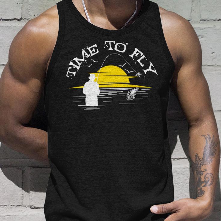 Time To Fly Fish 49 Trending Shirt Unisex Tank Top Gifts for Him