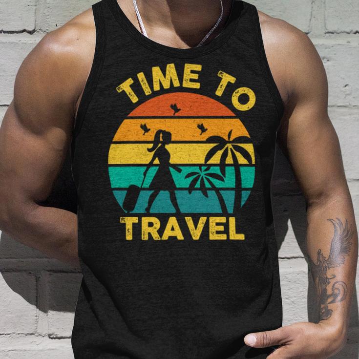 Time To Travel 807 Trending Shirt Unisex Tank Top Gifts for Him