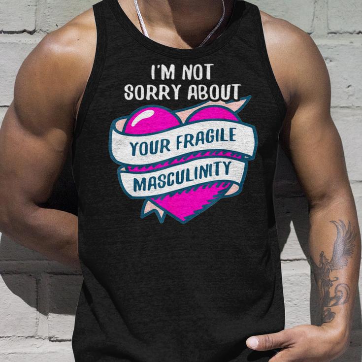 Too Clumsy To Be Around Fragile Masculinity 215 Shirt Unisex Tank Top Gifts for Him