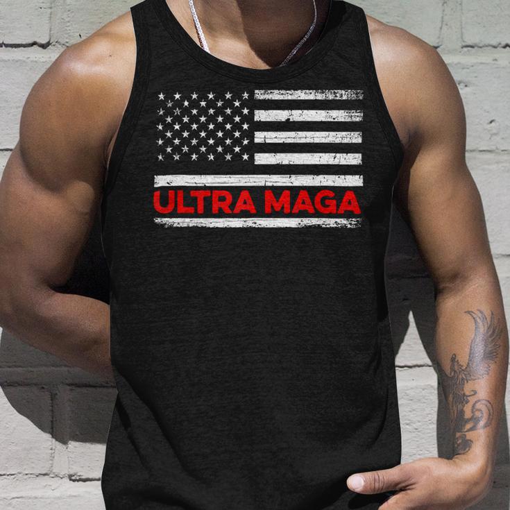 Ultra Maga United State Flag V2 Unisex Tank Top Gifts for Him