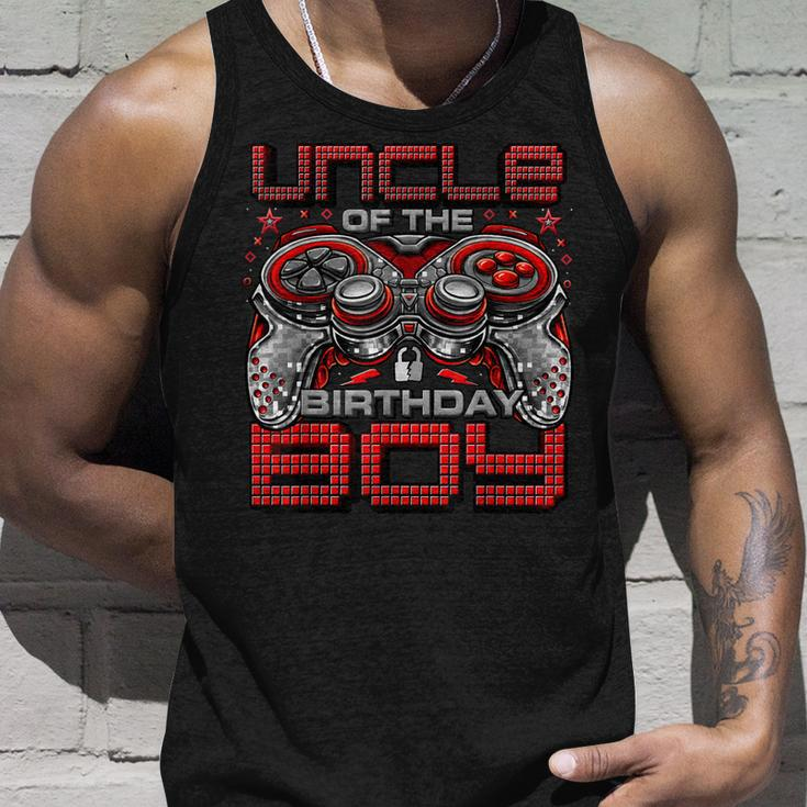 Uncle Of The Birthday Boy Video Gamer Birthday Party Family Unisex Tank Top Gifts for Him