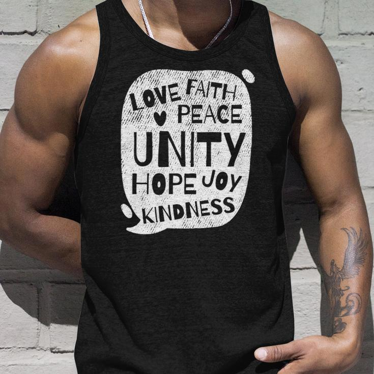 Unity Day Orange Peace Love Spread Kindness Gift Unisex Tank Top Gifts for Him
